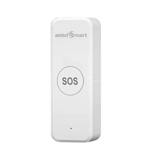 amiciSmart WiFi SOS Call Button Supports 2.4GHz WiFi (802.11 b/g/n) for Android, iOS