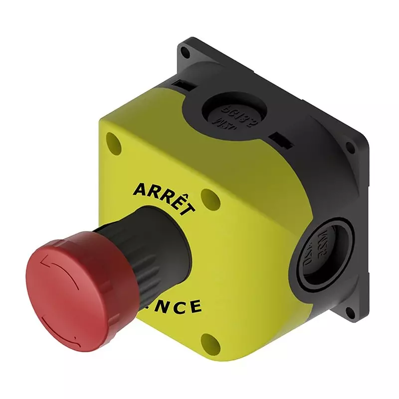 RS PRO Emergency Stop Push Button 1 NC IP65 Through Hole Mount SB112, 139980