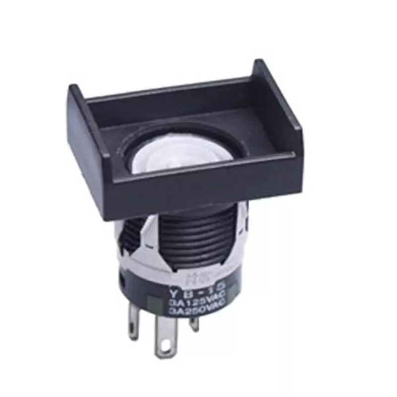 NKK SWITCHES Illuminated Push Button Switch Solder Terminal Single Pole Double Throw YB-15NKS1