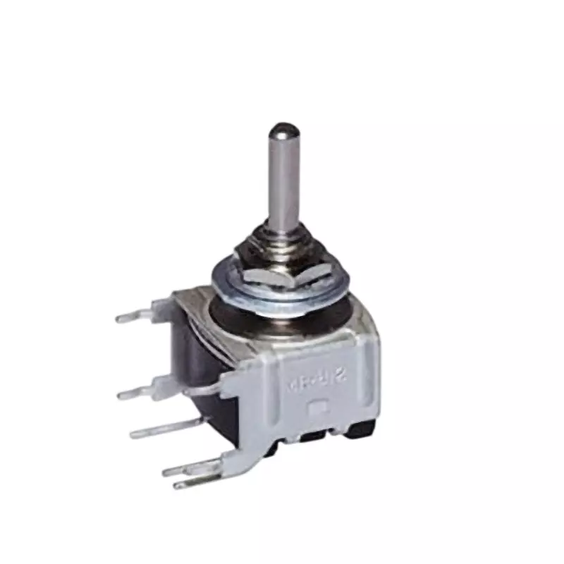NKK SWITCHES Step Rotary Switch Printed Circuit Board Right Angle Single Pole Double Throw MR-B12H4