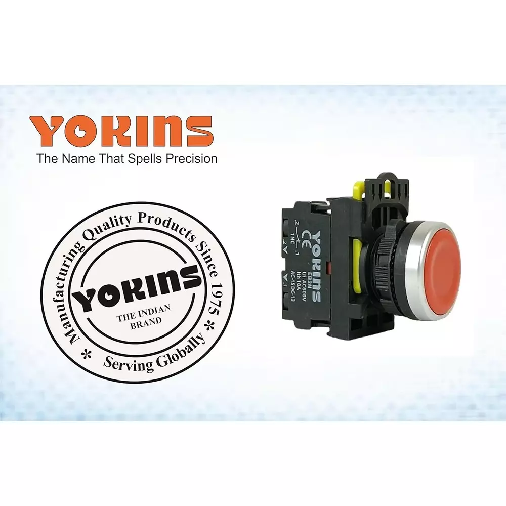 yokins-push-button-eb2m-a-01-r-22mm-red-color-with-spring-return-with-1nc-copper-silver-contacts