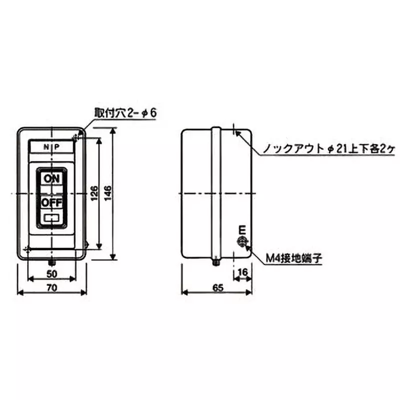 dainichi-push-button-switch-01-kw-09-amp-operating-current-dx33-220v-01kw-09a