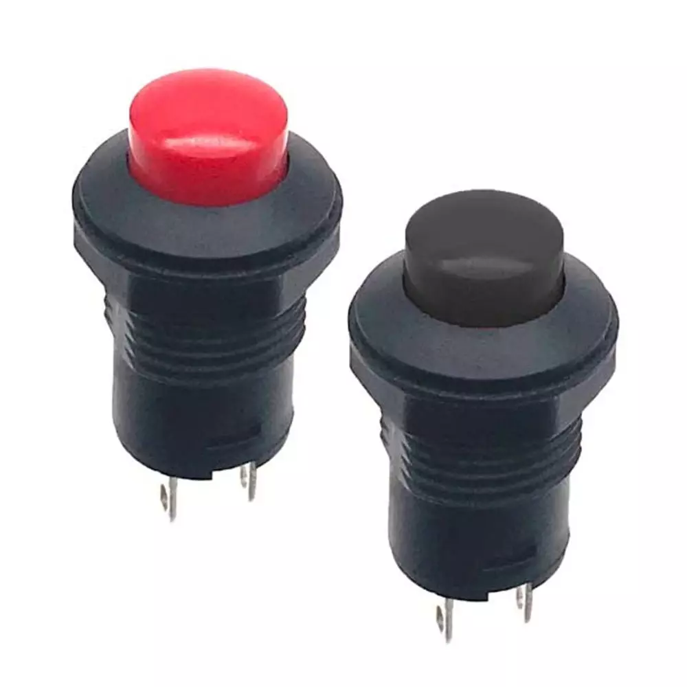 MARUSHIN ELECTRIC Push Button Switch Single pole single throw AC 120 V-3 Amp, MS-358-0