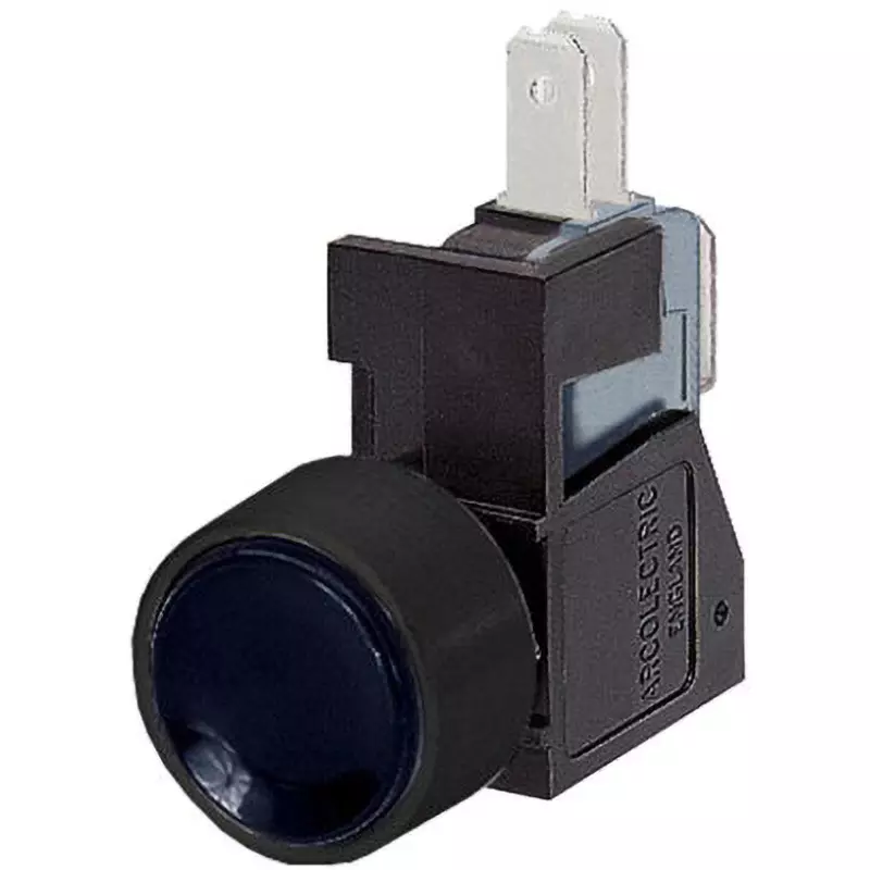 ARCOLECTRIC (BULGIN LIMITED) Push Button Switch Momentary, On-On Panel mount 12.7 mm Cutout Diameter, C0911NBAAE