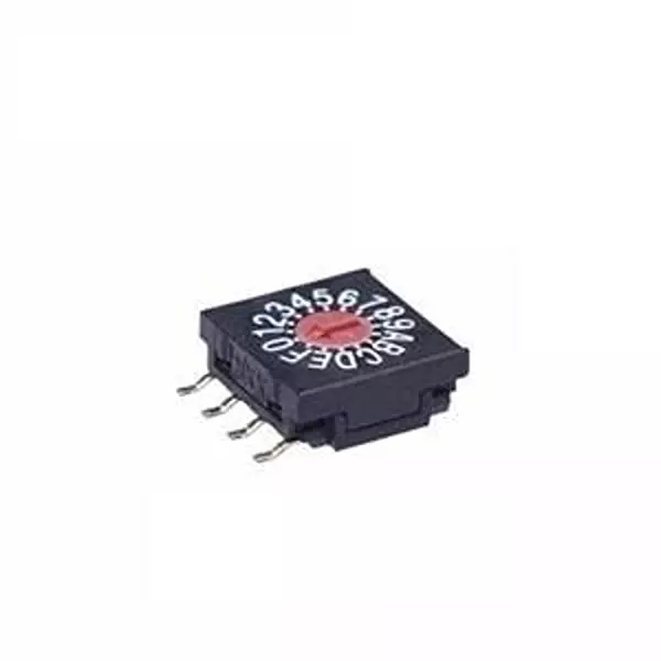 NKK SWITCHES Coded Rotary Switch SMD/SMT Rotary Actuator 16 Position, FR02FR16P-R