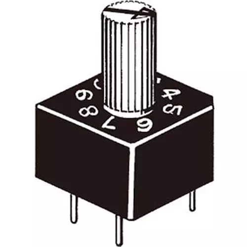 Omron Sealed Dip Switch 10 mohm or more (at 250 V DC), A6A-10CS
