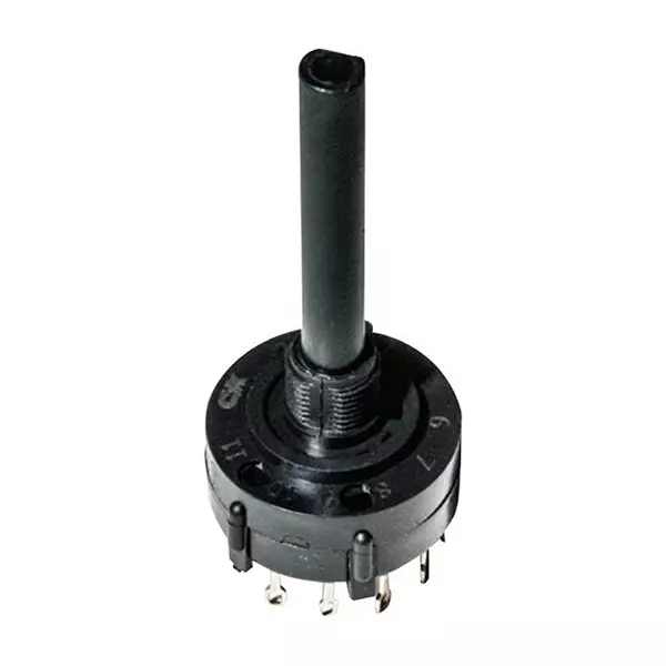 C&K COMPONENTS Rotary Switch, 1P, 3Pos, 2.5A, 125VAC, A10305RNZQ