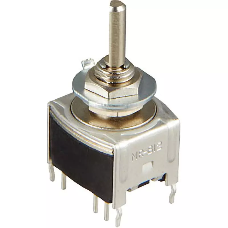 NKK SWITCHES Rotary Switch Single Pole, MR-B12B4