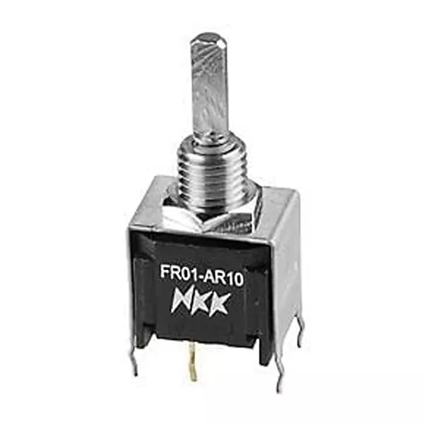 NKK SWITCHES Coded Rotary Switch Panel Mount Rotary Actuator 10 Position, FR01AR10PB-W-S