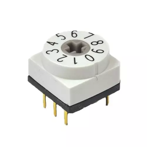 Rotatory Switch Keypad Buy E-SWITCH Coded Rotary Switch Through Hole, Right Angle Rotary ...