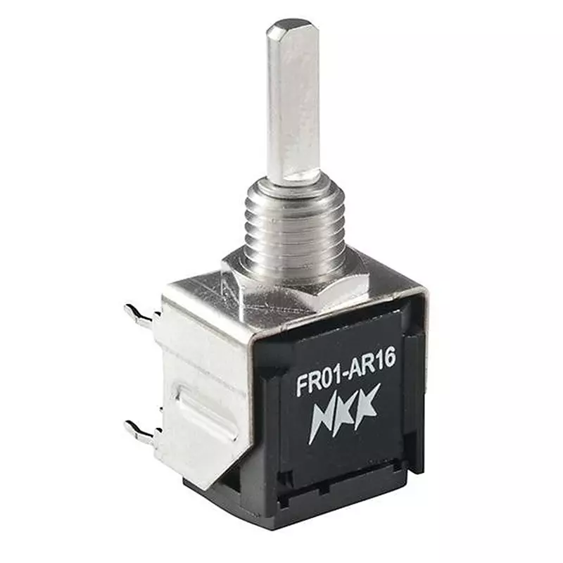 NKK SWITCHES Coded Rotary Switch Panel Mount Rotary Actuator 16 Position, FR01AR16HB-S