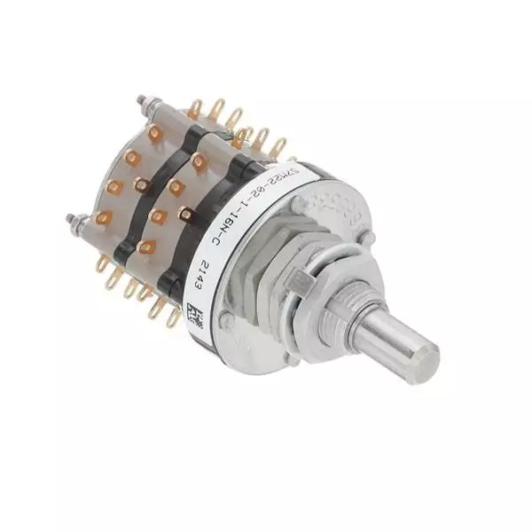 GRAYHILL Rotary Switch Non-Illuminated, 57M22-02A16N