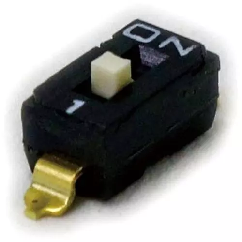 Omron Slide Dip Switch Convex Type, A6S-H Series (No. of Pole: 1 - 10)