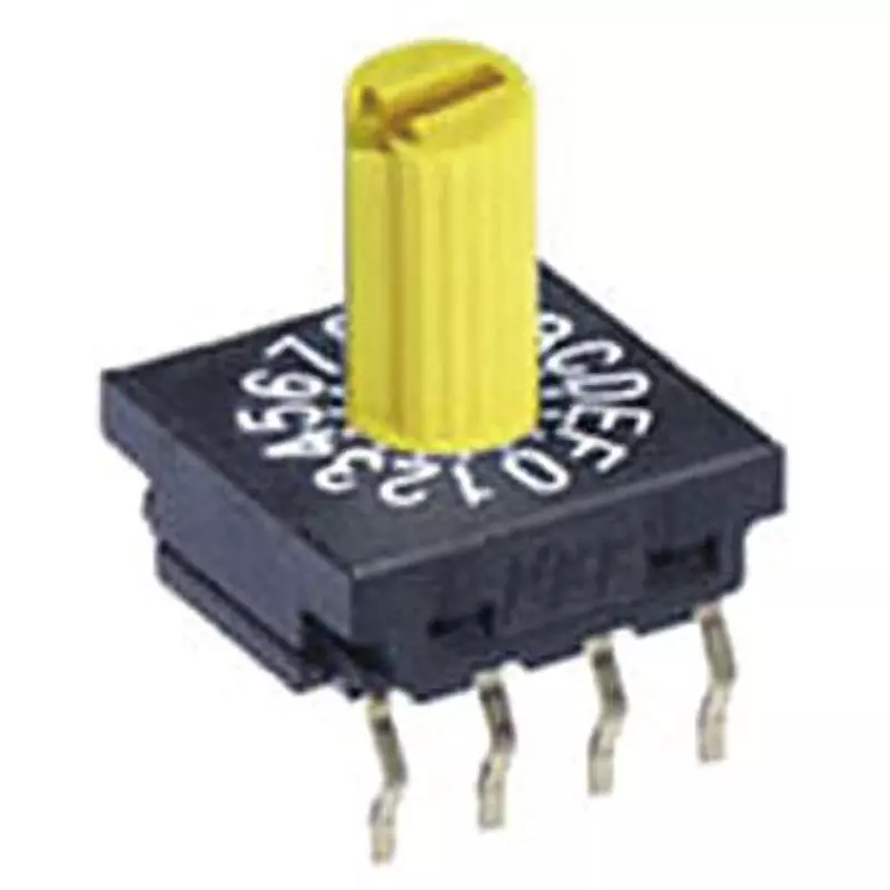 NKK SWITCHES Dip Rotary Switch PC Terminal, FR01-KC16P-ST (Pack of 50)