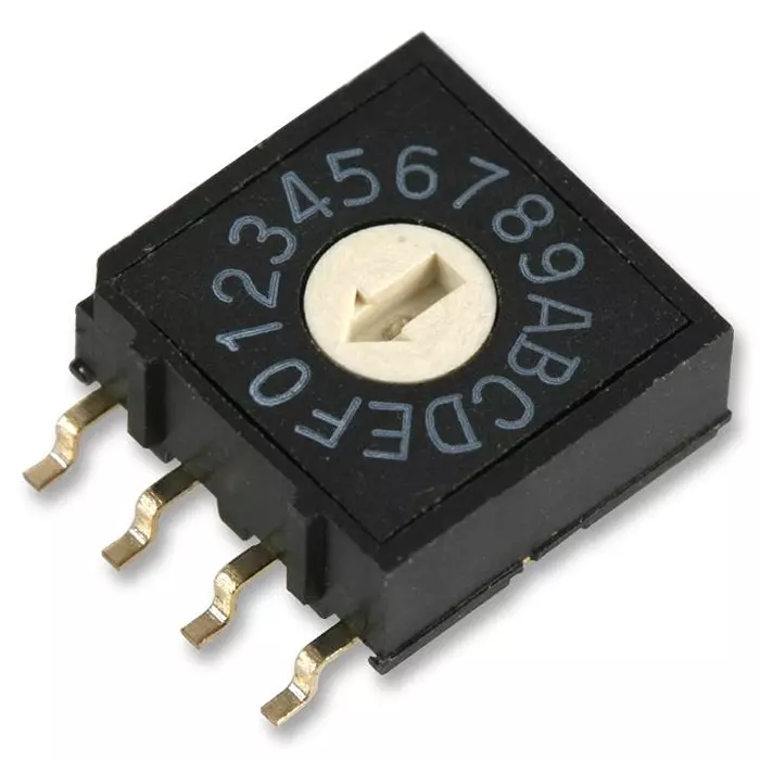 MULTICOMP PRO Rotary Switches ROTARY DIP SWITCH, SMD, MCRM4AF-16R