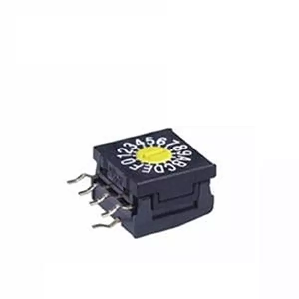 NKK SWITCHES Coded Rotary Switch Through Hole Rotary Actuator 16 Position, FR01FC16H-S