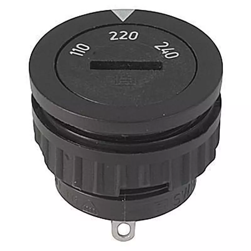 SCHURTER Rotary Switch Non-Illuminated 1.5 Amp 250 V AC, 33.4056