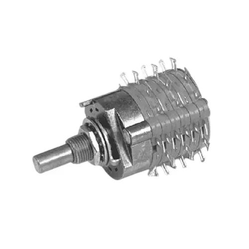 ELECTROSWITCH Rotary Switch Non-Illuminated Solder Lug Termination 500 mA 28 V DC, C4D0412N-A
