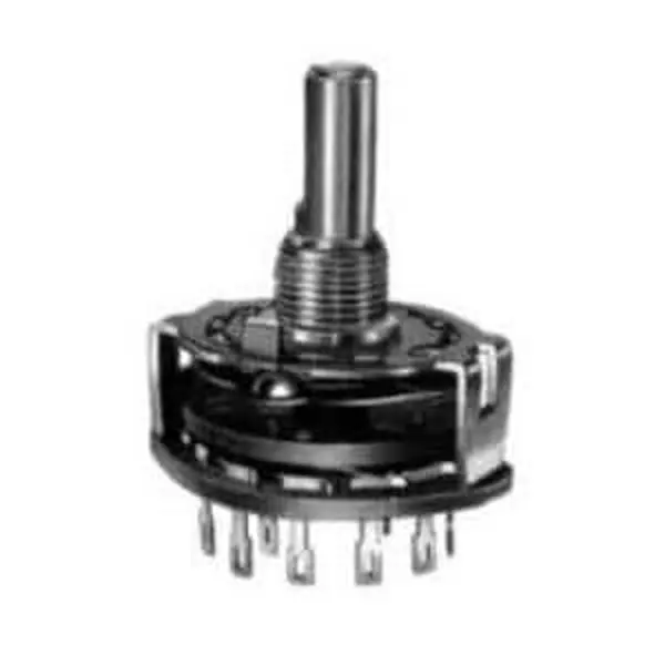 ALPHA Rotary Switch Non-Illuminated Solder Pin Termination 300 mA 125 V DC, SR2512F-0205-19R0B-E9-N-W-159