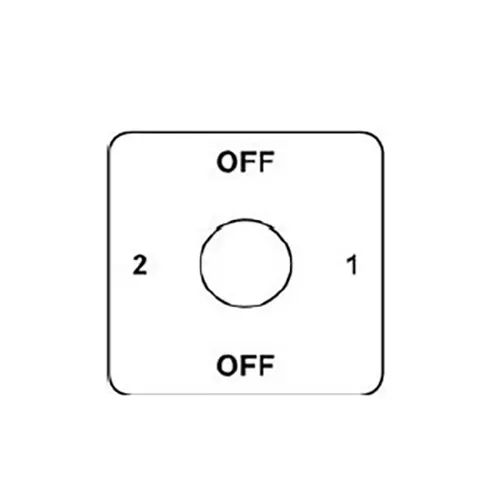 Kaycee AC/DC Rotary Switch Two Way, With Off 90° 10 Amp Single Phase, RP113B