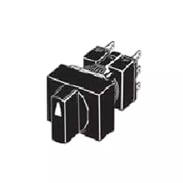 Omron Rotary Switch Non-Illuminated Solder Lug Termination 5 Amp Knob Actuator, A165S-J3M-2