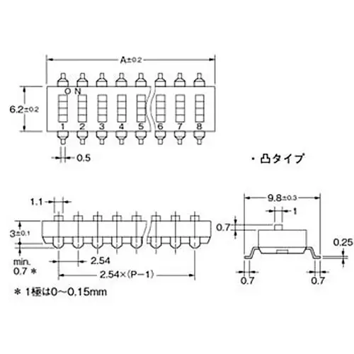 omron-slide-dip-switch-a6s-4104-h