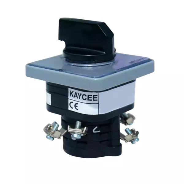 Kaycee AC Rotary Switch Three Way, With Off 90° 25 Amp Three Phase, SRPM2418C/LM