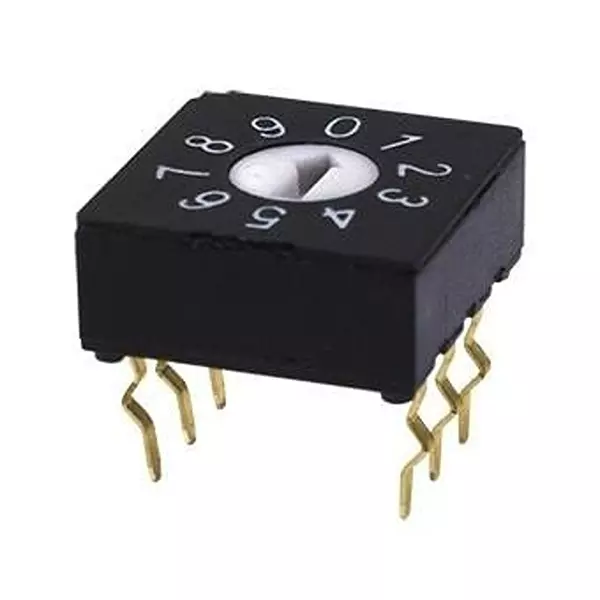 C&K COMPONENTS Rotary Dip Switch, CD08RM0AB