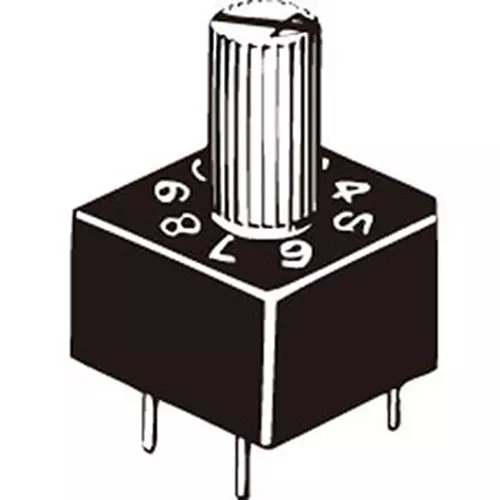 Omron Sealed Dip Switch 10 mohm or more (at 250 V DC), A6A-16CS