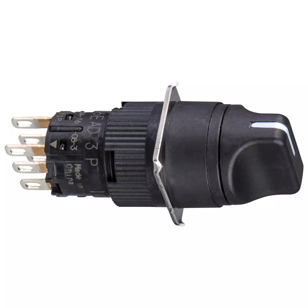 SCHNEIDER ELECTRIC Rotary Switches SELECTOR SWITCH, 2POLE, 1A, 240V, XB6EAD222P