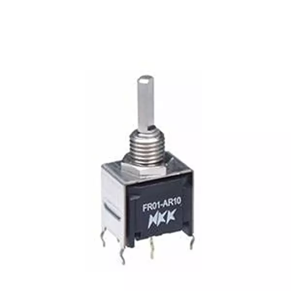 NKK SWITCHES Coded Rotary Switch Panel Mount Rotary Actuator 10 Position, FR01AR10PB-S
