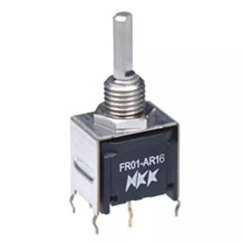 NKK SWITCHES Dip Rotary Switch PC Terminal, FR01-AR16PB-ST (Pack of 25)