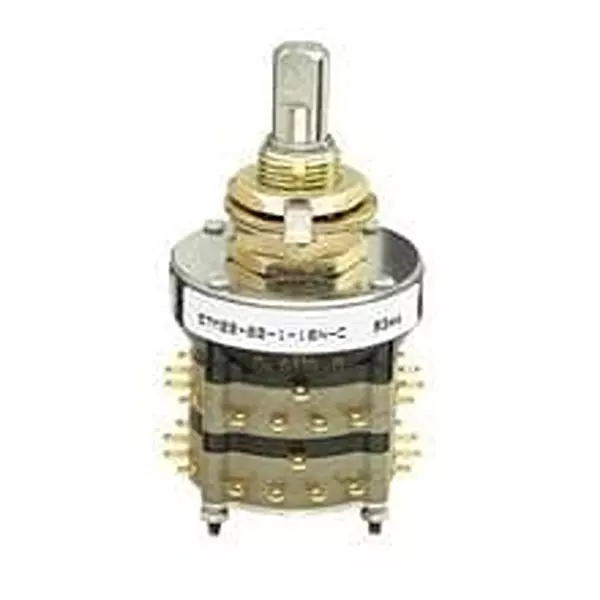 GRAYHILL Rotary Switch Non-Illuminated, 53M15-03-2-12N
