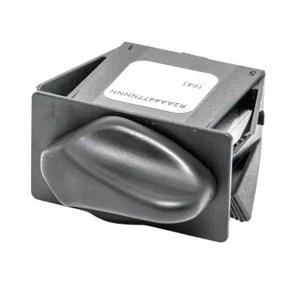 Otto Rotary Switch Non-Illuminated Quick Connect Termination 16 & 20 Amp Knob Actuator 12 V DC, 28 V DC, R2AA4477NNNN