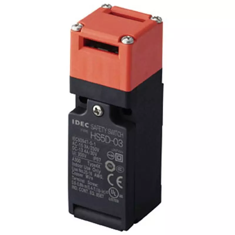 IDEC Hs5D Safety Switch Red (Operation Head Color), Hs5D-12Rnm