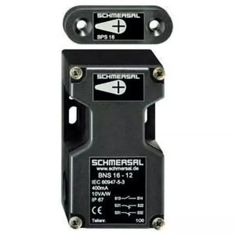 Schmersal Safety Switch 100 V AC/DC Maximum Switching Voltage 18 Switching Distance 4.0 Safety Category, BNS 16-12ZR