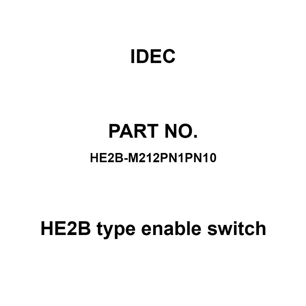 IDEC HE2B type enable switch 3-Position Switch: 2 Solder Terminal 250 V, HE2B-M212PN1PN10 (Set of 10 Pcs)