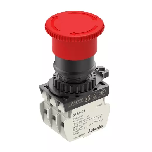 Autonics Safety Switch 4.7 mm±0.5 Operation Distance Red B3, SF2ER-E2R3B