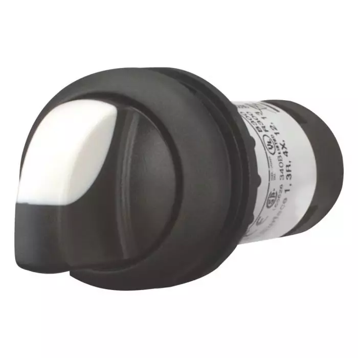 EATON Thumbwheel Selector Switch - (2NC) 22.5 mm Cutout Diameter 2 Positions, 121590 C22S-WRK-K02