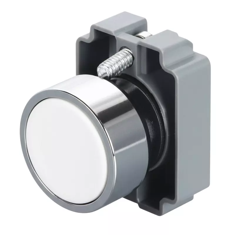 G-SENS Push Button Actuator 22.5 mm Round White, GES5BA