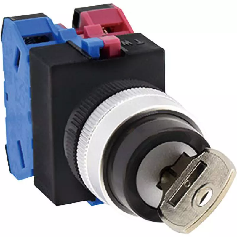 IDEC TW Series ASW Key Operation Type Selector Switch Φ22 mm, ASW2K11B-MAU