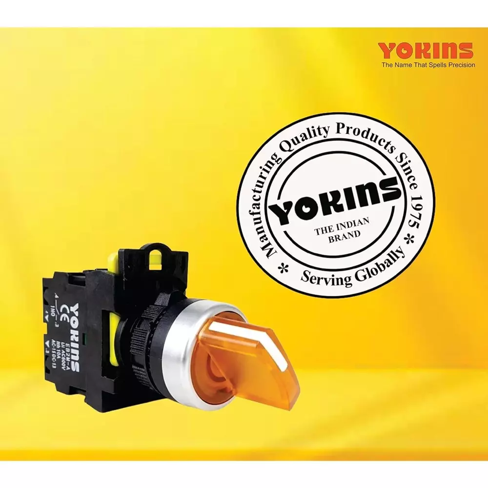 yokins-illuminated-selector-switch-2-way-1no-contact-22-mm-mounting-hole-diameter-220-v-ac-operating-voltage-yellow-eb2m-a-10xd