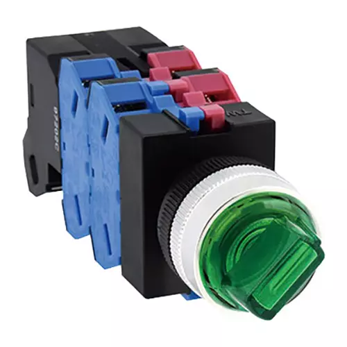 IDEC TW Series ASLW Type LED Illuminated Selector Switch Φ22 mm, ASLW322640DG