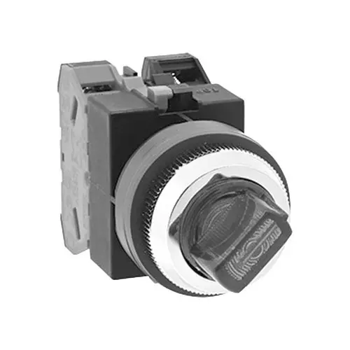 IDEC TWS Series Φ25 mm LED Illuminated Selector Switch 90° 2 Notch, ASLS22220DNY