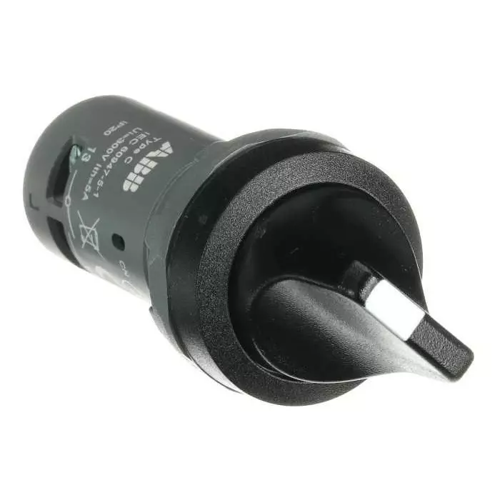 ABB Short Handle Selector Switch - (1NO) 2 Positions, 840145