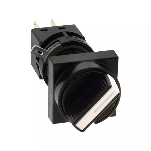 IDEC H6 Series HA S Type Selector Switch Rounded 16 mm Diameter, HA3S-3C2