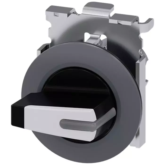 Siemens Latching Toggle Switch - (1NO) 38mm Cutout Diameter 2 Positions, 3SU1062-2FF60-0AA0