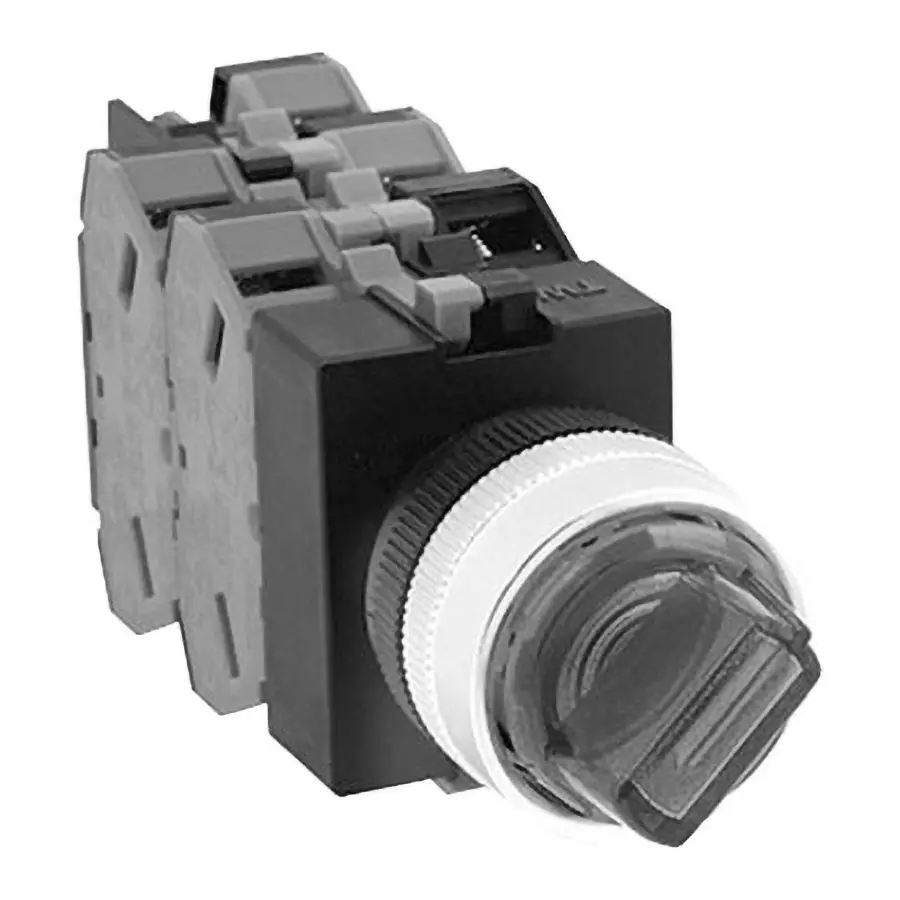 IDEC TW Series ASLW Type LED Illuminated Selector Switch Φ22 mm, ASLW336640DY