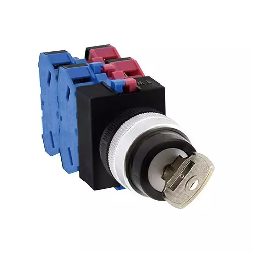 IDEC TW Series ASW Key Operation Type Selector Switch Φ22 mm, ASW2K22-111