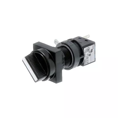 IDEC H6 Series HA S Type Selector Switch Rounded 16 mm Diameter, HA3S-2C1